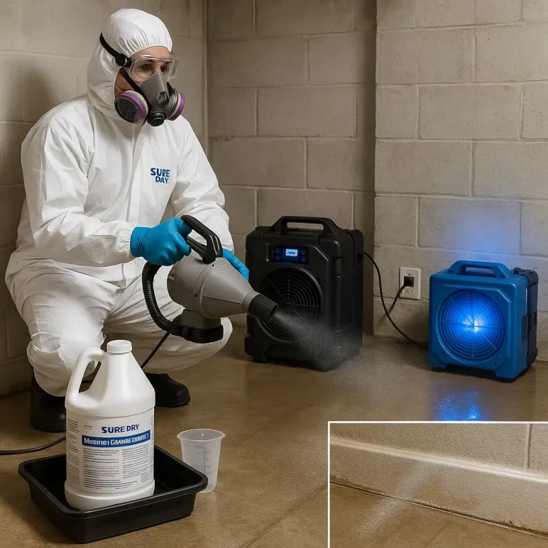 Sanitization and Odor Removal process in Fairview, OR