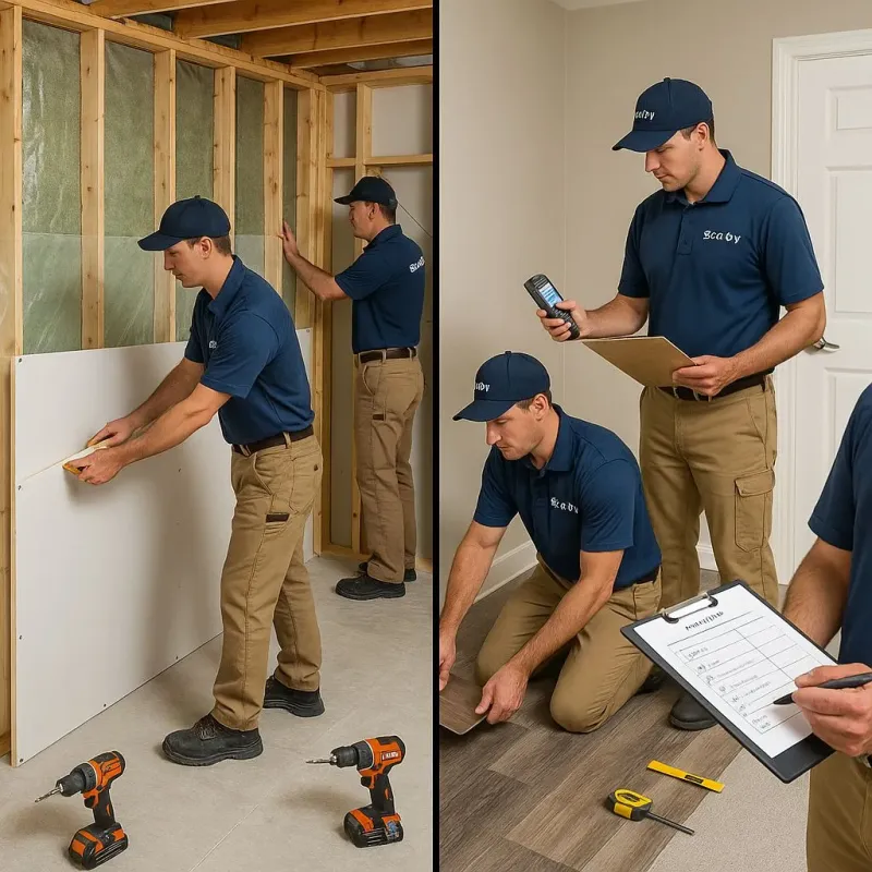 Repairs and Reconstruction process in Fairview, OR